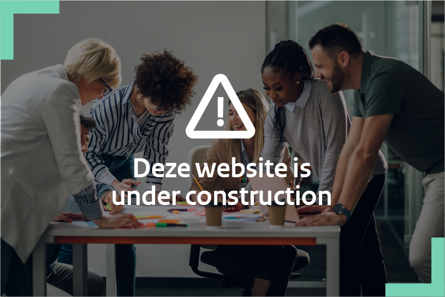 website onder constructie